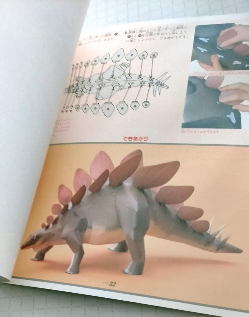 くもんのペーパークラフト　恐竜シリーズ　新装版　全8冊セット　（バラ売り不可）