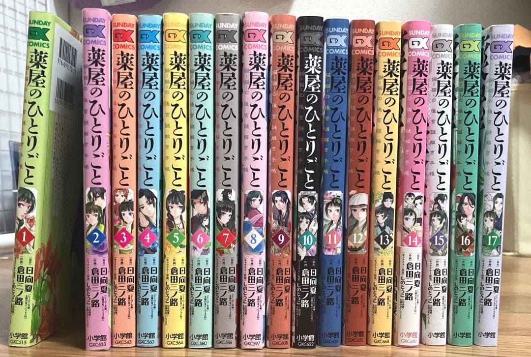 薬屋のひとりごと コミックス 1-17巻 サンデーGX 倉田三ノ路
